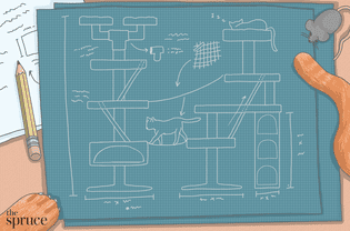 一个DIY猫树计划的插图